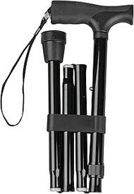 Thera|Care Adjustable Folding Walking Cane | 33” to 37” Height | 300 lbs 136 kg Weight Capacity | St