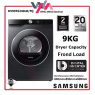 Samsung 9 kg Heat Pump Front‑Load Dryer DV90T6240LB/FQ  Smart, Energy‑Efficient Laundry Appliance