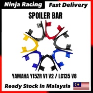 YAMAHA Y15 L BAR  SPOILER CARBON BLACK / HANDLE BAR BELAKANG MOTOR Y15ZR V1 V2 SPOILER PNP LC135 V8 