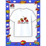 EAThletic Spoof T-Shirt for Men and Women Funny Graphic Tee Oversized Gift Ideas