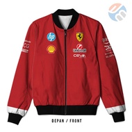 SAGALA - F1 Ferrari 2025 Bomber Jacket Formula One Car Driver for Adult Men & Women | Sublime Printi