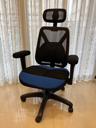 AC RABBIT 全氣墊頭枕雙用網布電腦辦公椅_可拆卸清洗DIY氣墊椅套