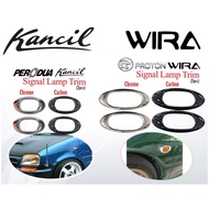 Perodua Kancil & Proton Wira/Waja/Putra Signal Lamp Rim (Chrome/Carbon)