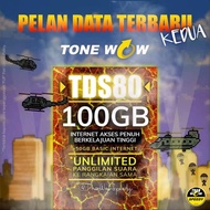 SIMKAD TONE WOW LAJU TANPA SPEEDCAP KREDIT FREE RM50 (OFFER TERHAD)