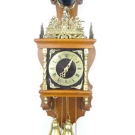 Zaanse Dutch Wall Clock Vintage Antique 1 day (Warmink WUBA Junghans Era)