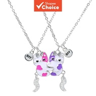 Bestie necklace, bestie, friendship, cat, kitty, yin-yang, a pair, couple Kalung sahabat, persahabat