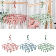 Newborn Clothes Drying Cluster Hook, Baby Clothes Clip Hook 32 Clips