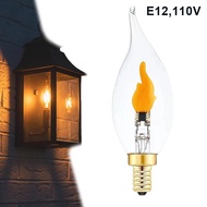 E12/E14/E27 LED Bulbs with Flames Decorative Flicker and Authentic Fire Effect