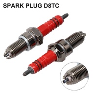 【ACRIVEP-MY】2X Spark Plug D8TC 125cc 150cc 200cc 250cc For CG125 For CF250 For CH250 ATV GY6