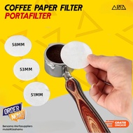 Paper Filter Portafilter Coffee Filter Paper 51mm 53mm 56mm 58mm