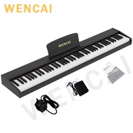 WENCAI Professional 88 Keys Digital Piano Wood Portable Touch Sensitive Electric Piano Keyboard