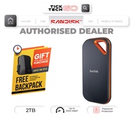 SanDisk Extreme Pro Portable SSD V2 1TB 2TB 2000MB/s E81 USB 3.2 Gen 2 x2 Type-C Type-A IP55 Dust an