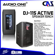 Speaker Aktif Pasif 15 Inch Super Bass SPEKER MONITOR bluetooth AUDIO ONE DJ-115 GARANSI | DMS
