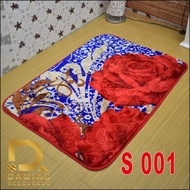 Karpet Ruangan Solat Rug Carpet cantik Bunga Abstrak