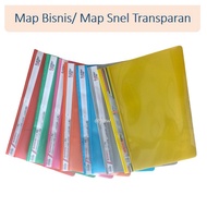 F4 Business Folder Transparent Snel Folder Plastic Business File Folder Business File/ Business File