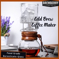 Coffee Drip AFANDI Cold Brew Glass Coffee Maker Cold Drip Coffee Maker Glass Dripper Full Immersion Extraction 400ml