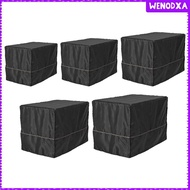 [Wenodxa] Dog Cage Cover Universal Outdoor Foldable Sunproof Waterproof Heavy Duty Dog Kennel Cover 
