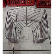 Middle vegetable basket HONDA astrea prima c50 c70 c90 c700 c800 chrome potty