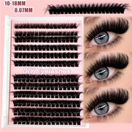 ขนตาปลอม 192 ชิ้นมิกซ์ความนุ่มที่นุ่มอย่างยิ่งใหม่ทำด้วยมือ 100D มากกว่าธรรมชาติและนุ่ม 8-16 มม. ชุด