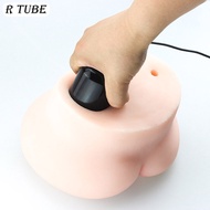 CLEARANCE STOCK SALES Male Dual-channel Snail Cup Simulation Buttocks 23*15*14CM Masturbation Device Sex Toy with Vibrator for Men