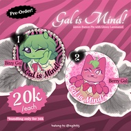 GAL IS MIND Statement Pin Button | Gyaru Accessories | Original merchandise
