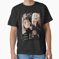 The Buffy & Spike Vampire Slayer Horror Movie Vintage T-Shirt For Men Plus Size Adults S-6XL