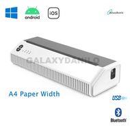 GalaxyDanilo Portable Thermal A4 Paper Printer Mini Bluetooth Mobile Phone 203DPI  210/216mm Printing Machine GDP-011-V2