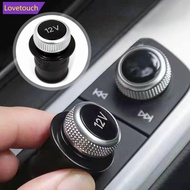 LOVETOUCH 12V Car Chrome Plated Plug Cover for A4 A5 A6L Q5 8W0919311 8WD919311 4H0919311 4L0919311 