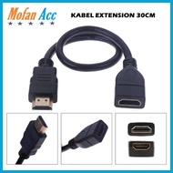 Kabel Sambungan Colokan Male To Female Extension 30cm Extender Cable 0.3m / Dongle Wifi Android Smart TV Termurah