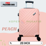 [BISA COD]  BEST SELLER Koper 20 inch/koper fiber hardcase ABS POLO LOUIS 6171 KOPER KABIN KOPER MUR