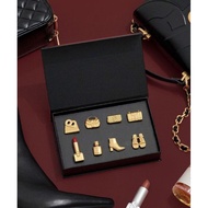 Miniature brooch package Emily petite package brooch Emily in Paris buttonscarves