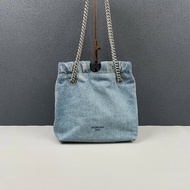 Balenciaga 單寧牛仔小號CRUSH系列購物袋