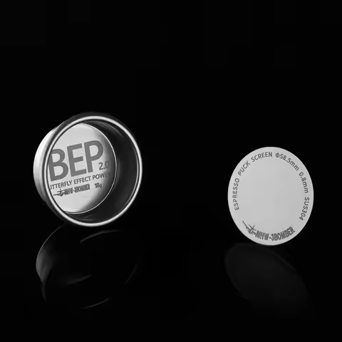 MHW-3BOMBER Espresso Puck Screen for 51/53/58.5MM Reusable Stainless Steel/Titanium Coffee Filter 0.