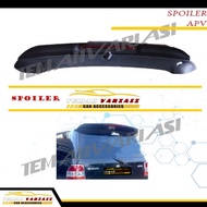 Epoxy SPOILER VARIATIONS ON THE REAR OF THE SUZUKI APV CAR WITH LIGHTS