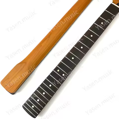 Left Hand ST Guitar Neck 9.5 Inch Radius 22 Frets Roasted Maple Satin Finish Electric Guiter Neck wi