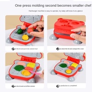 【Ready Stock】Play Doh Set Pretend Play Play Doh Clay Play Dough Playset Plasticine Slime Set Slime Kit Making Hamburger Noodles Dumplings Ice cream Machine Mould Play Toy Kitchen Toy Cooking Playset Kid Fun Game Tanah Liat