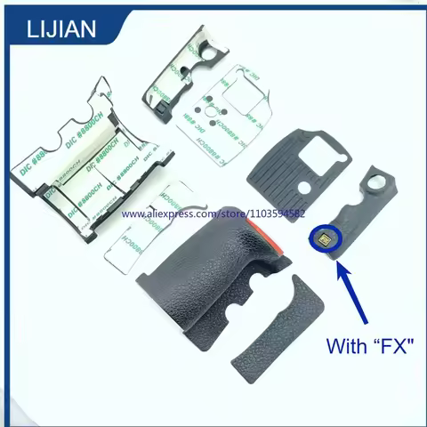 NEW High-qualitty For Nikon D810 D810A Body Grip Bottom Rear Thumb Front Side FX Rubber Cover with T