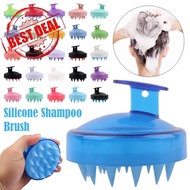 Silicone Shampoo Brush Scalp Massage Brush Shampoo Shampoo Massager Adult Smoothing Tools Bath D6D2