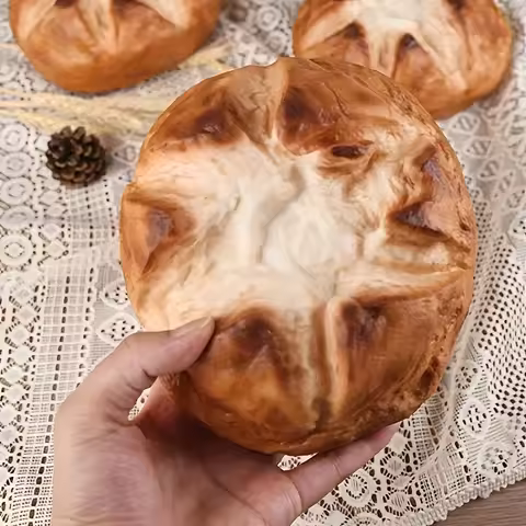 17cm Fake French Baguette Rye Bread Prop PU Realistic Bakery Model for Window Display Funny Prank Ph