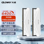 光威（Gloway）32GB(16GBx2)套装 DDR5 6400 台式机内存条 天策系列 海力士颗粒 CL32