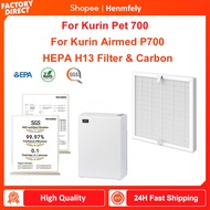 For Kurin Pet P700 / Airmed P700 Air Purifier True HEPA & Activated Carbon Replacement Filter