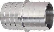ICT Billet 1-1/4" to 1-1/4" Inch Hose Barb Splice Coupler Repair Fitting Adapter Connector Radiator 