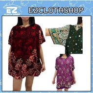 WOMEN BAITK BLOUSE FLOWER SHIRT COTTON/BAJU BATIK BAJU BLOUSE BUNGA KAIN BAIK READY STOCK