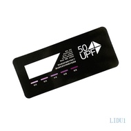 LIDU1 UV Test Card Premium UPF Test Card UV Sanitizer Test Strips Outdoor Sunshine