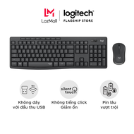 Combo chuột phím không dây Logitech MK295 Silent- Chống ồn 90% có phím số mắt đọc cải tiến bền bỉ kh