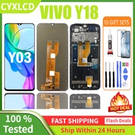 Original Vivo Y18 LCD Display Touch Screen With Frame Replacement