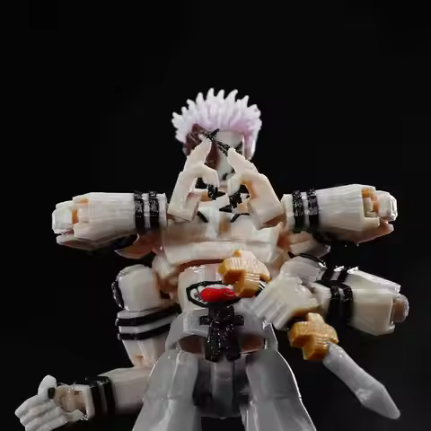 3D Printed Jujutsu Kaisen Ryomen Sukuna King Multi-Jointed Shapeshift Toys Action Figures Model Orna