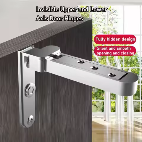 Heaven and Earth Axis Hinge 3D Adjustable Up and Down Rotating Wooden Door Concealed Invisible Door 