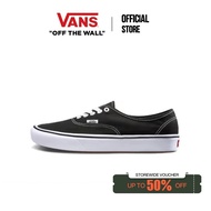 Vans Authentic comfycush Black and white Low Top light Canvas shoe Unisex