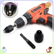 MOILYGOODSG Drill Chuck Adapter, Hex Shank Hex / Round Shank Keyless Drill Chuck,  Mini Alloy Chuck 